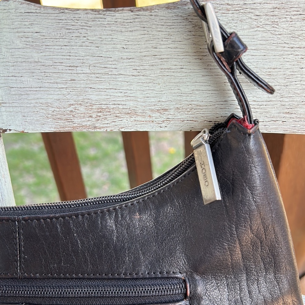 HOBO Black Leather Small Shoulder Bag~please read! - Picture 4 of 16
